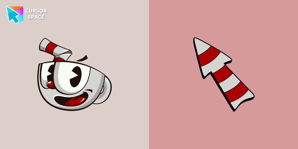 Cuphead cursor pack